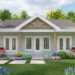988 Sq. Ft. Modern Farmhouse with 2 Bedrooms, 2 Bathrooms, Office & Front Porch