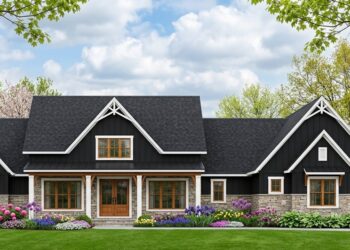3,346 Sq. Ft. Modern Farmhouse with 4-5 Bedrooms, 3.5 Bathrooms, Bonus Room & 3-Car Garage