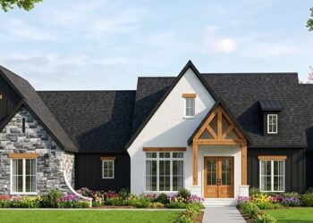 2,674 Sq. Ft. European Home with 4 Bedrooms, 2.5 Bathrooms, 3-Car Garage & Outdoor Kitchen