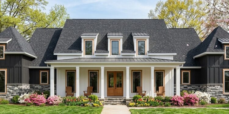 2,986 Sq. Ft. Modern Farmhouse with 4 Bedrooms, 3.5 Bathrooms, Bonus Room & Outdoor Living