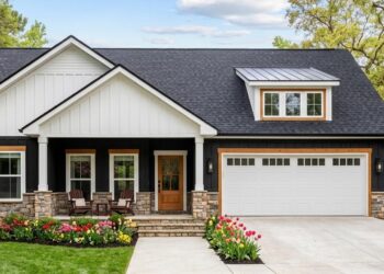1,400 Sq. Ft. Modern Farmhouse with 3 Bedrooms, 2 Bathrooms & 2-Car Garage