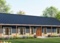 2,800 Sq. Ft. Modern Farmhouse with 4 Bedrooms, 2.5 Bathrooms, Home Office & Expansive Porches
