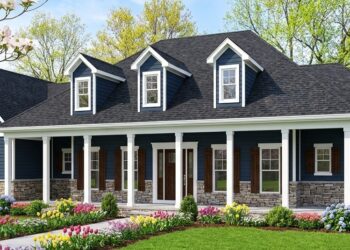2,979 Sq. Ft. Southern Home with 4 Bedrooms, 2.5 Bathrooms, Bonus Room & Wraparound Porch