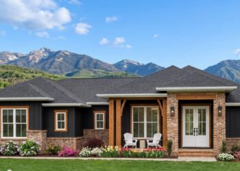 1,883 Sq. Ft. Modern Farmhouse with 4 Bedrooms, 2 Bathrooms, Home Office & 2-Car Garage