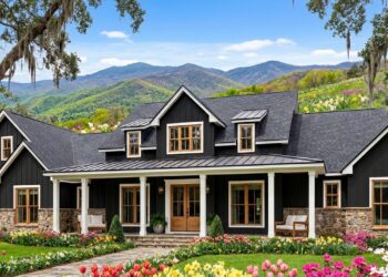2,191 Sq. Ft. Modern Farmhouse with 3 Bedrooms, 3.5 Bathrooms, Home Office & 2-Car Garage