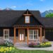 Modern Farmhouse Plan with 2 Bedrooms, 2 Bathrooms, and a One-Car Garage